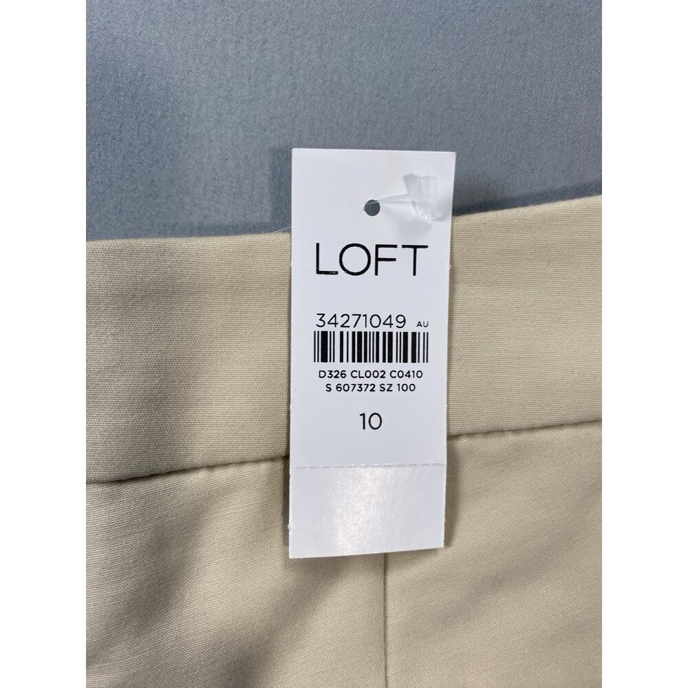 Ann Taylor The Riviera Curvy Slim Flat Front Stretch Pants, Trousers. Women's 10 - Picture 3 of 8